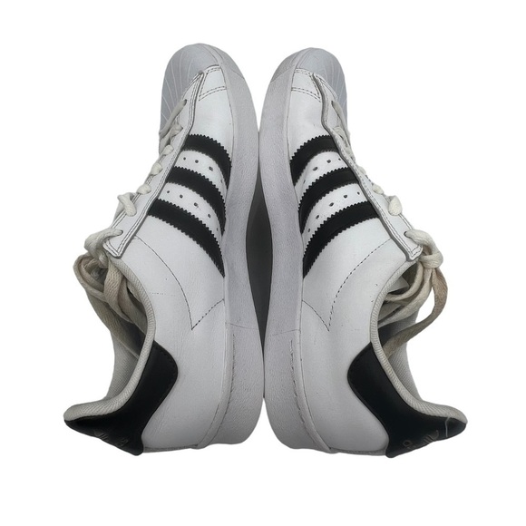 adidas White Black Superstar Sneakers Size 7 Men’s - Picture 5 of 8